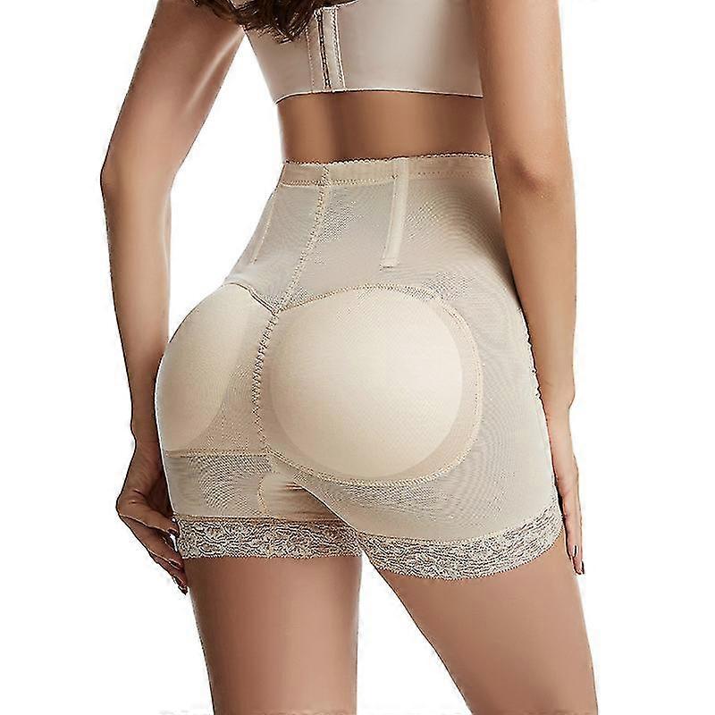 Taille haute Faux pantalon de hanche culotte culotte de cul pantalon de façonnage de corps en maille avec hanche dodue ventre boxer pantalon