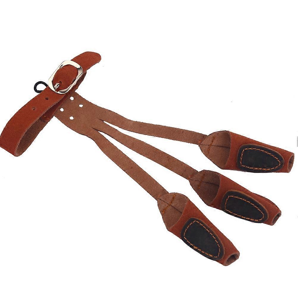 Archery Glove Hunting 3 Finger Guard Arrow Shooting Protector for Compound & Reflex Bow