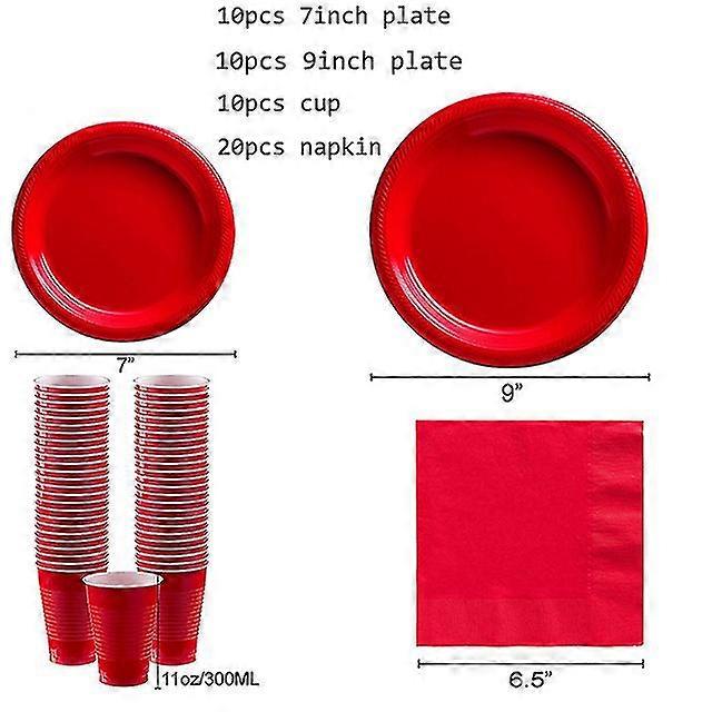 50/81pcs Set Plate Tablecloth Wedding Rat
