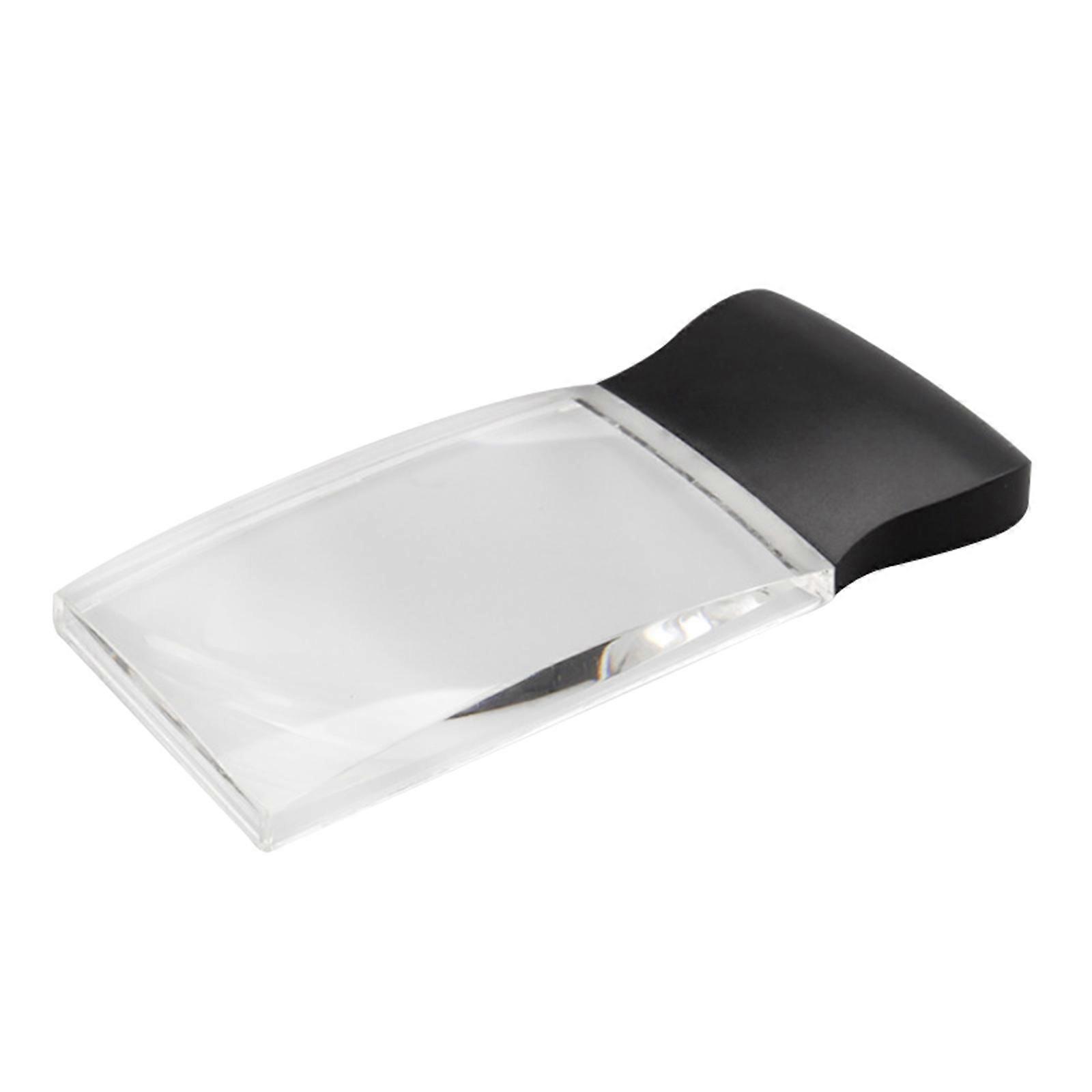 Lighted Rectangular Magnifier 2X Magnification LED Portable Magnifying Glass