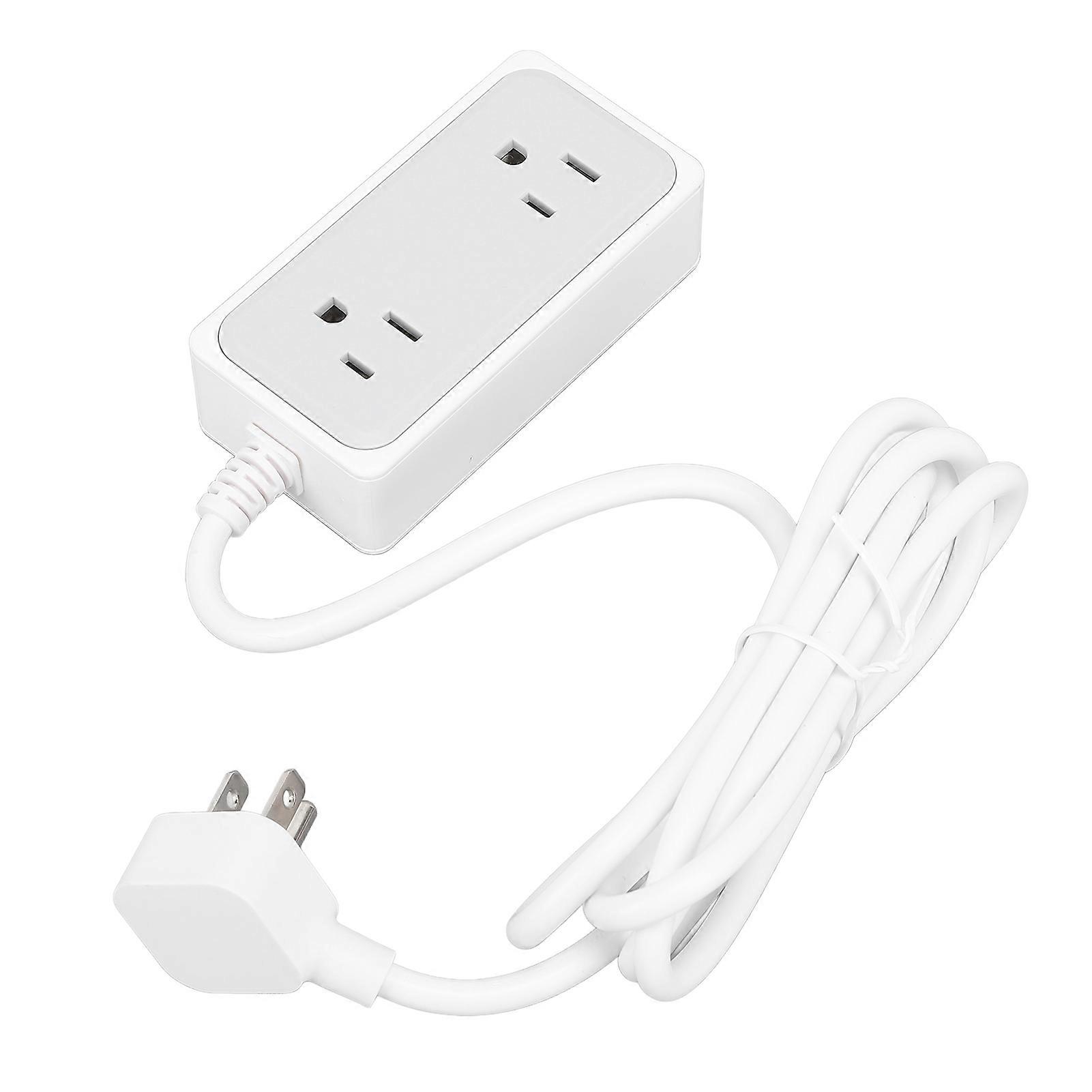 Power Strip 1250W 5 in 1 Type C USB A Port AC Socket Flat Plug Multi Plug Outlet Splitter for Home