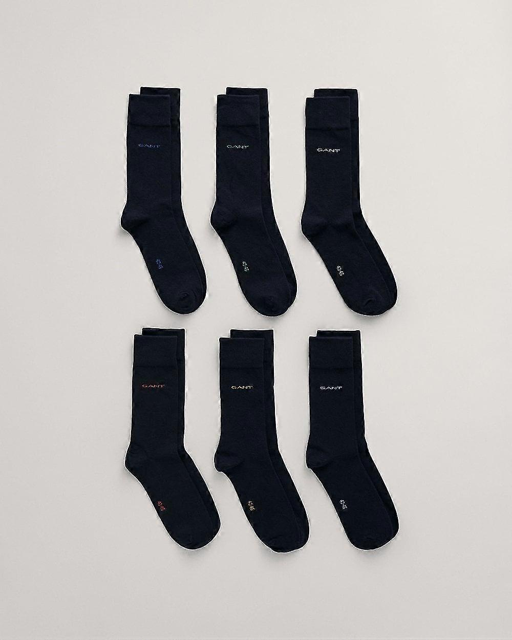 Gant Mens Soft Cotton Socks 6-Pack