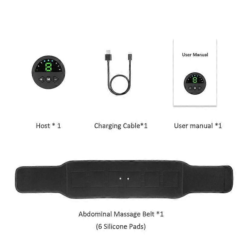 EMS Muscle Stimulator Abdominal Massager Belly Fat Burning Trainer Slimming Machine Body Lose Weight Waist Fitness Equipment