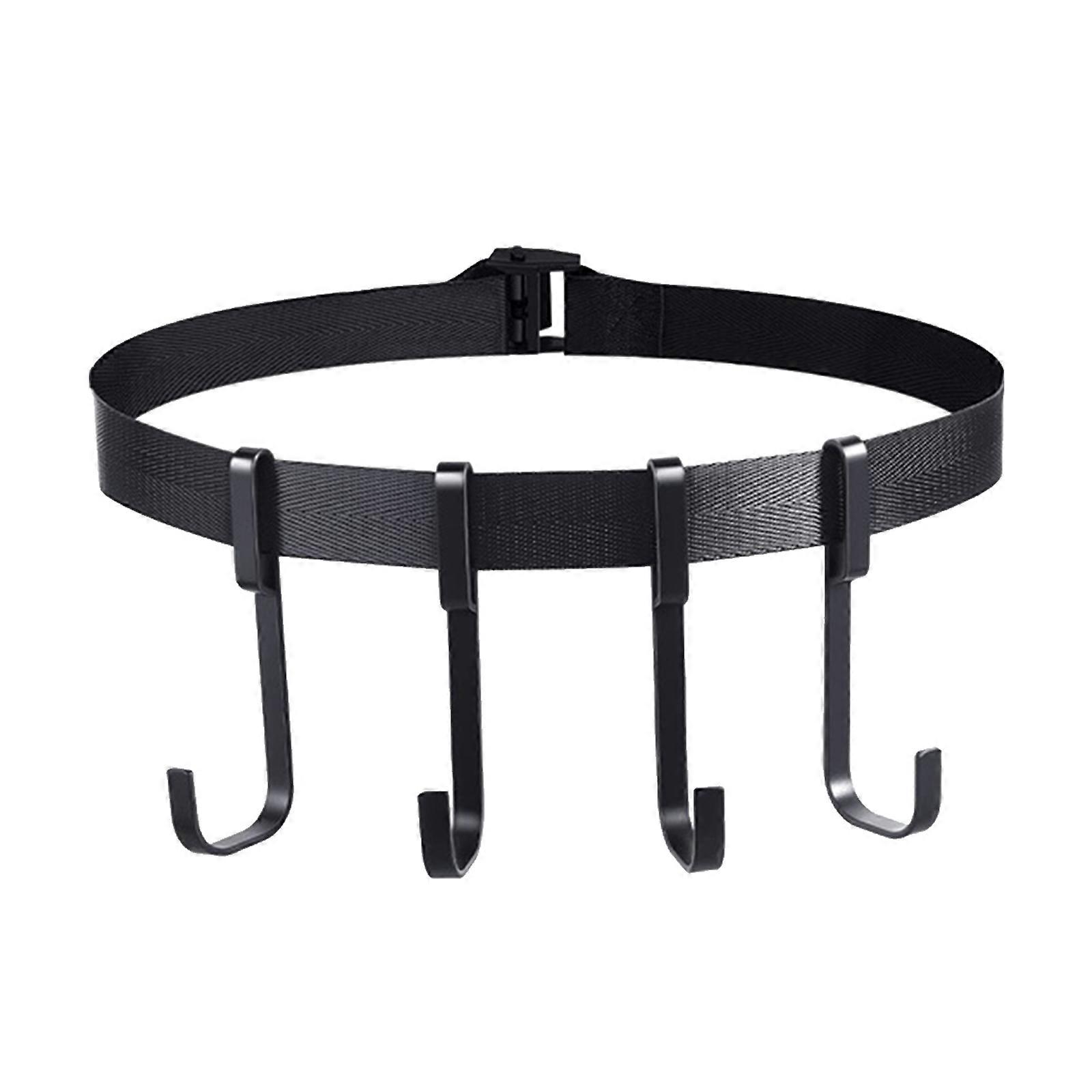 Outdoor Hunting Gear, 2m Tree Stand Hook Accessory with 4 Hooks & Straps