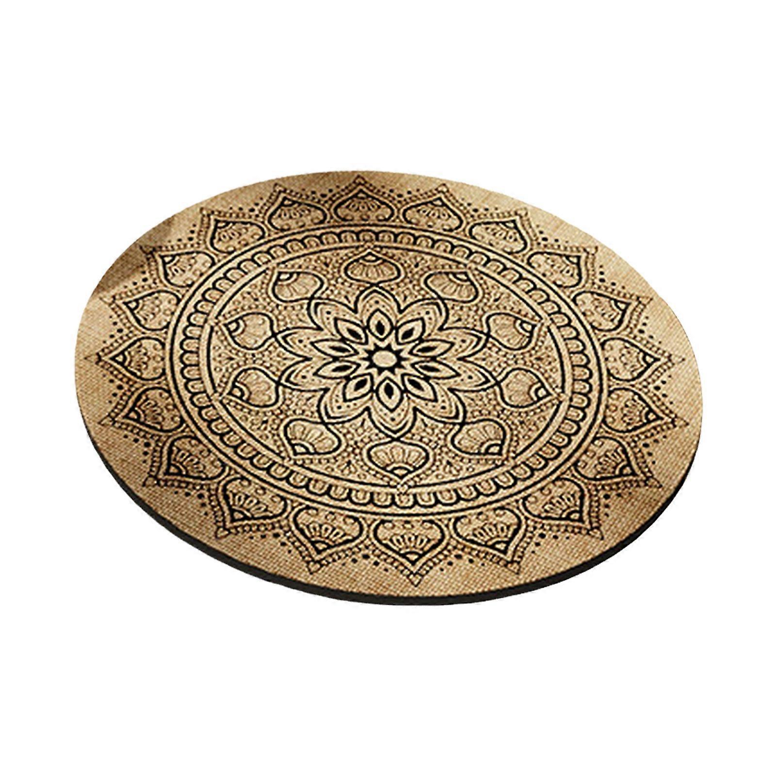Round Placemats Heat-Resistant Coaster Washable Kitchen Table Place Mats for Dining Table Boho Table Decorations for Table Setting Tabletop Accessorie