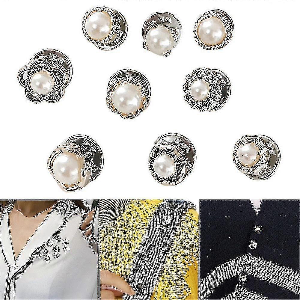 10pcs Prevent Accidental Exposure Buttons Brooch Pins Badge
