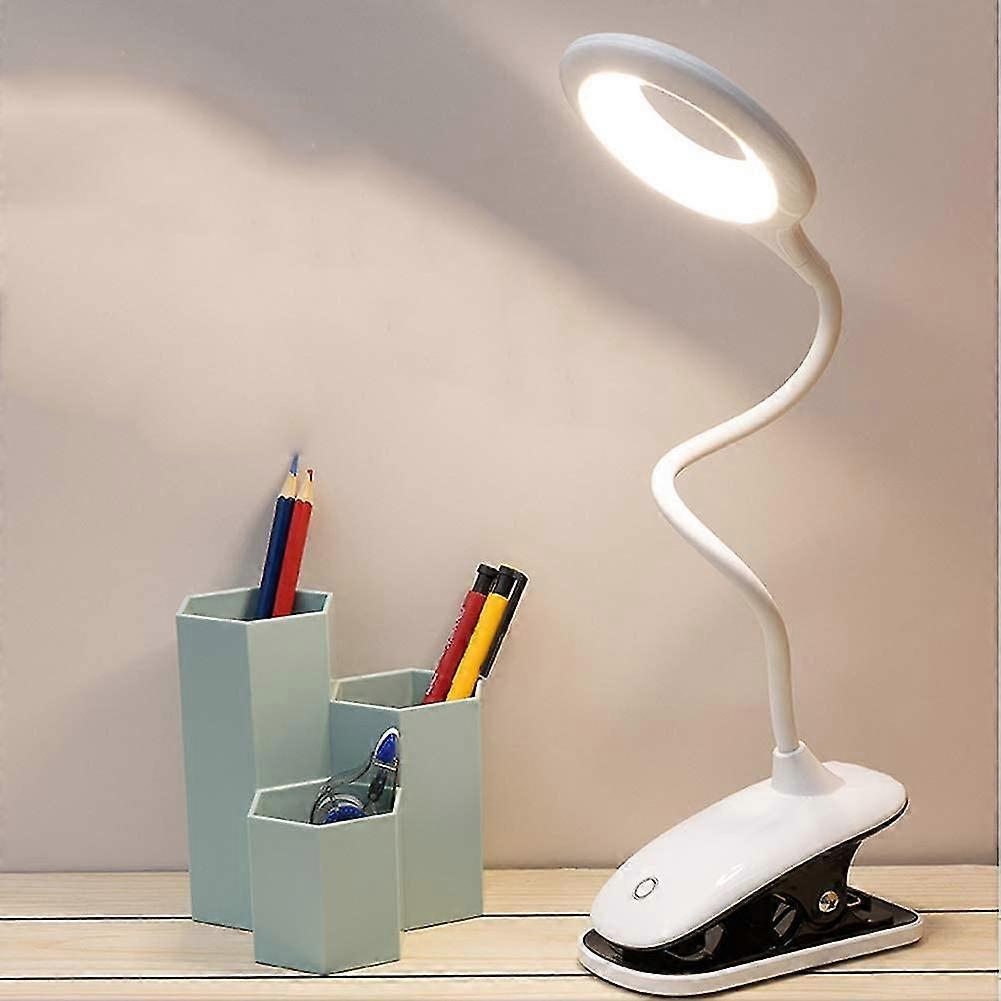 Led Reading Lamp 3 Colors & 3 Brightness Touch Control Bedside Lamp Dimmable