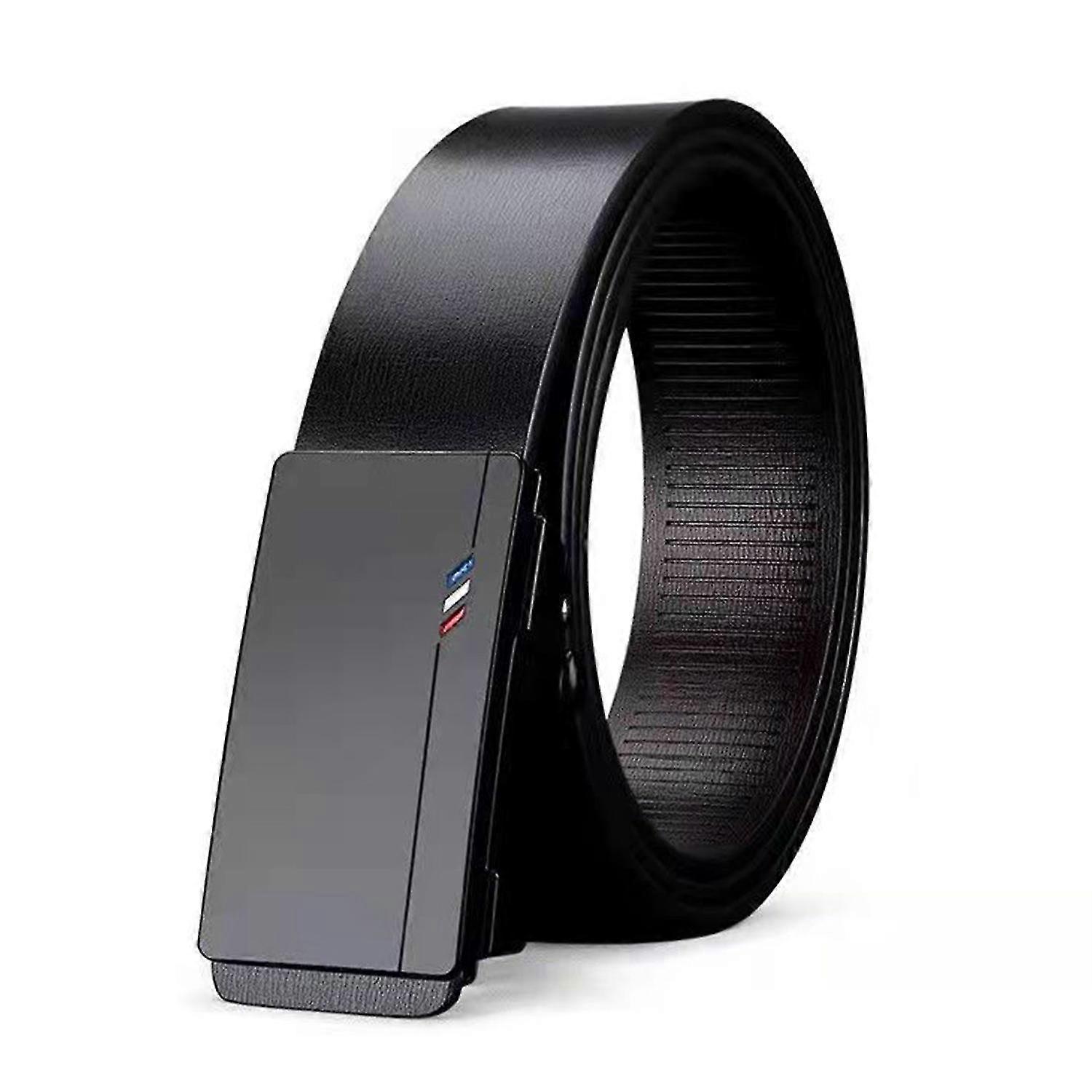 Men Belt Multipurpose Automatic Buckle Formal Faux Leather Match Clothing Men Business Belt