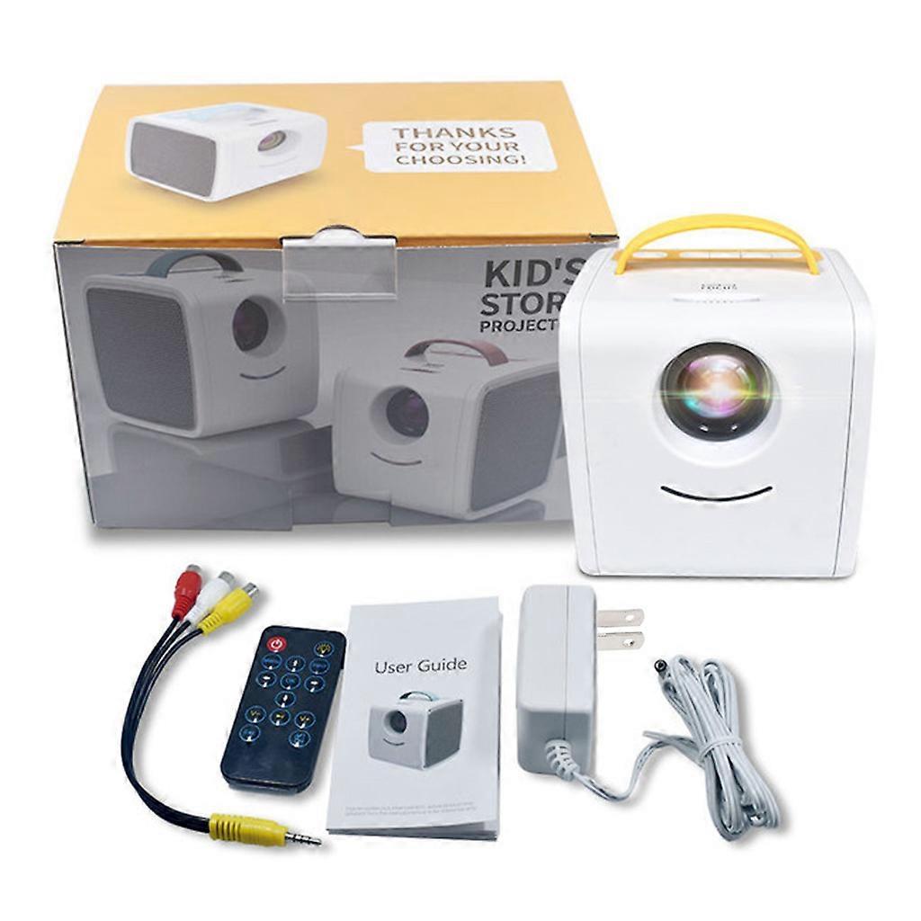 Mini projecteur de projection 1080P Taille 20-70 pouces avec port USB/AV/audio