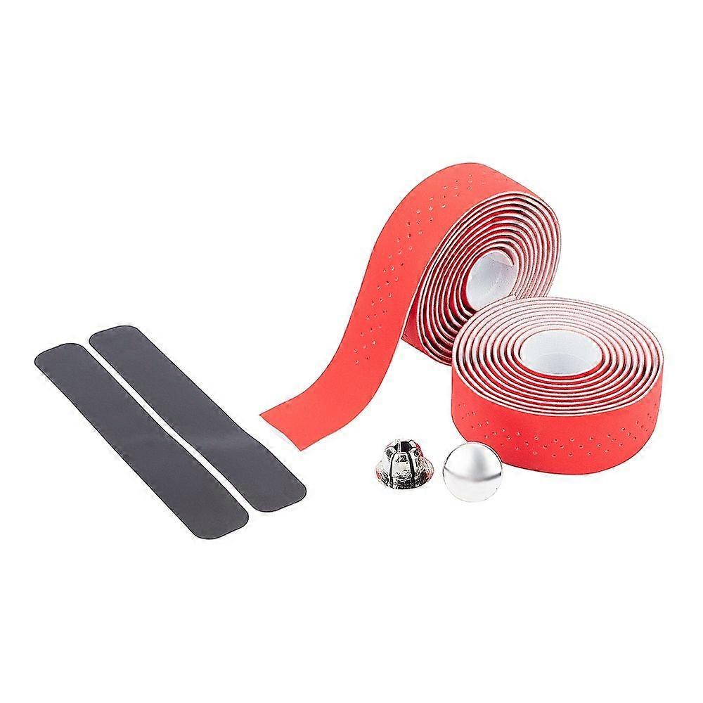 EVA Non-slip Band Plastic Plug Bicycle Accessories Red 30.5mm 2rolls/set