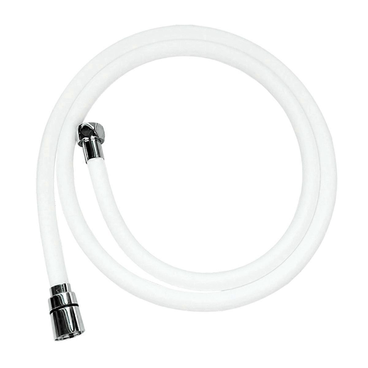 Flexible Shower Hose Silicone 1.5m Adjustable Angle, Available in Chrome, Brushed, White and Gold.