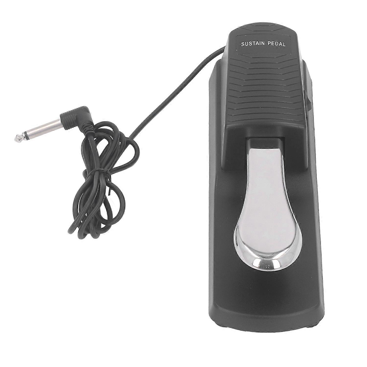 Sustain Pedal Universal Piano Keyboard Replacement Instrument Accessories Portable Non Slip with Str