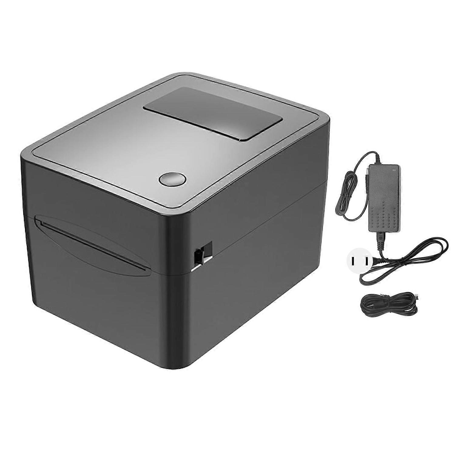 110mm Thermal Shipping Label Printer 203DPI 150mm/s USB Thermal Printer for Windows 100‑240V US Plug