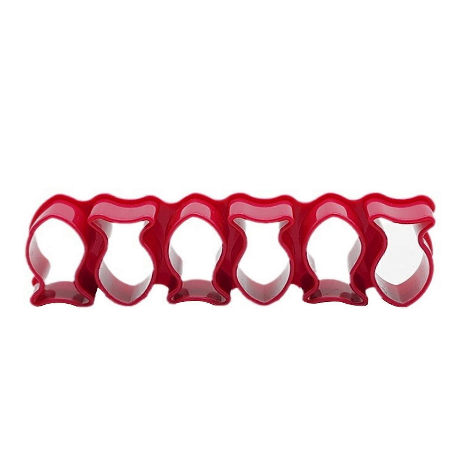 Goldfish Cracker Cutter - Mini Plastic, Reusable Red Cookie Baking Mold, Tiny Fish Shape