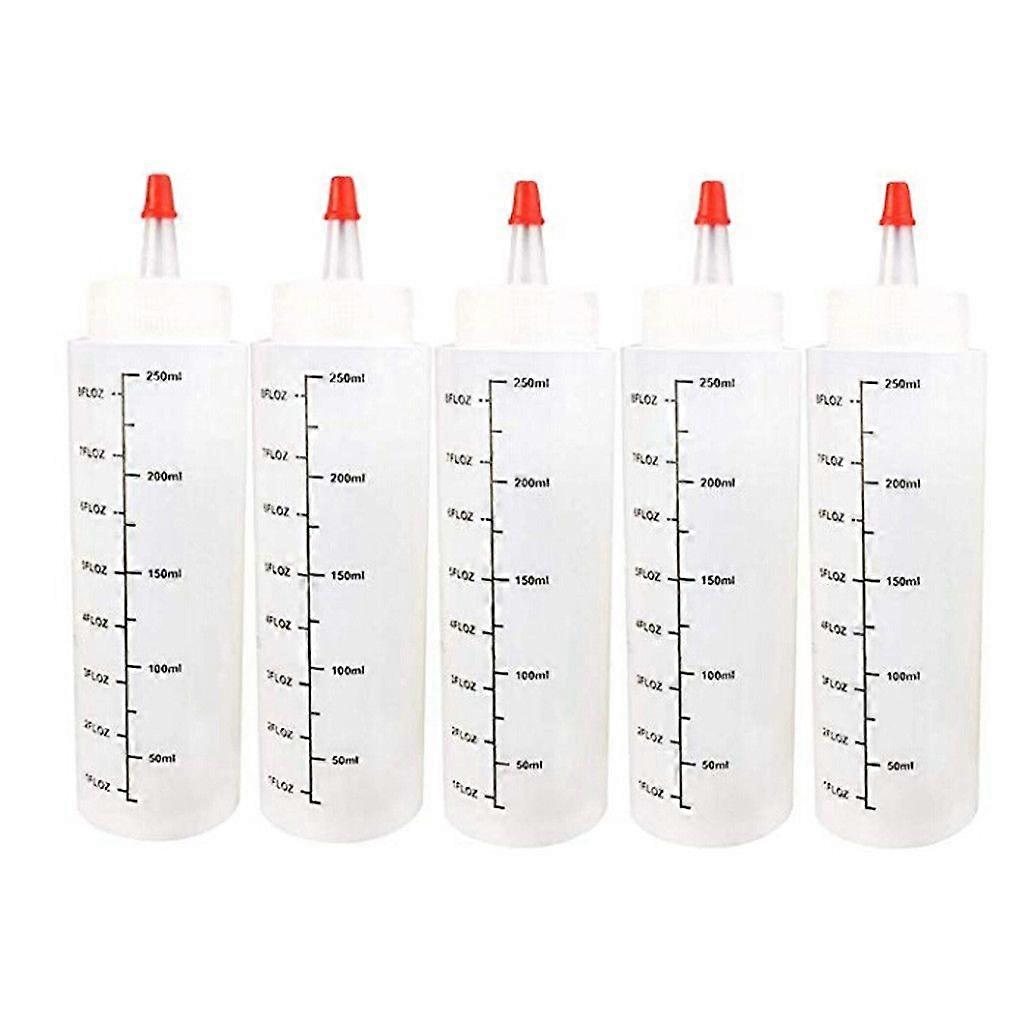 5db műanyag tűs flakon 250ml