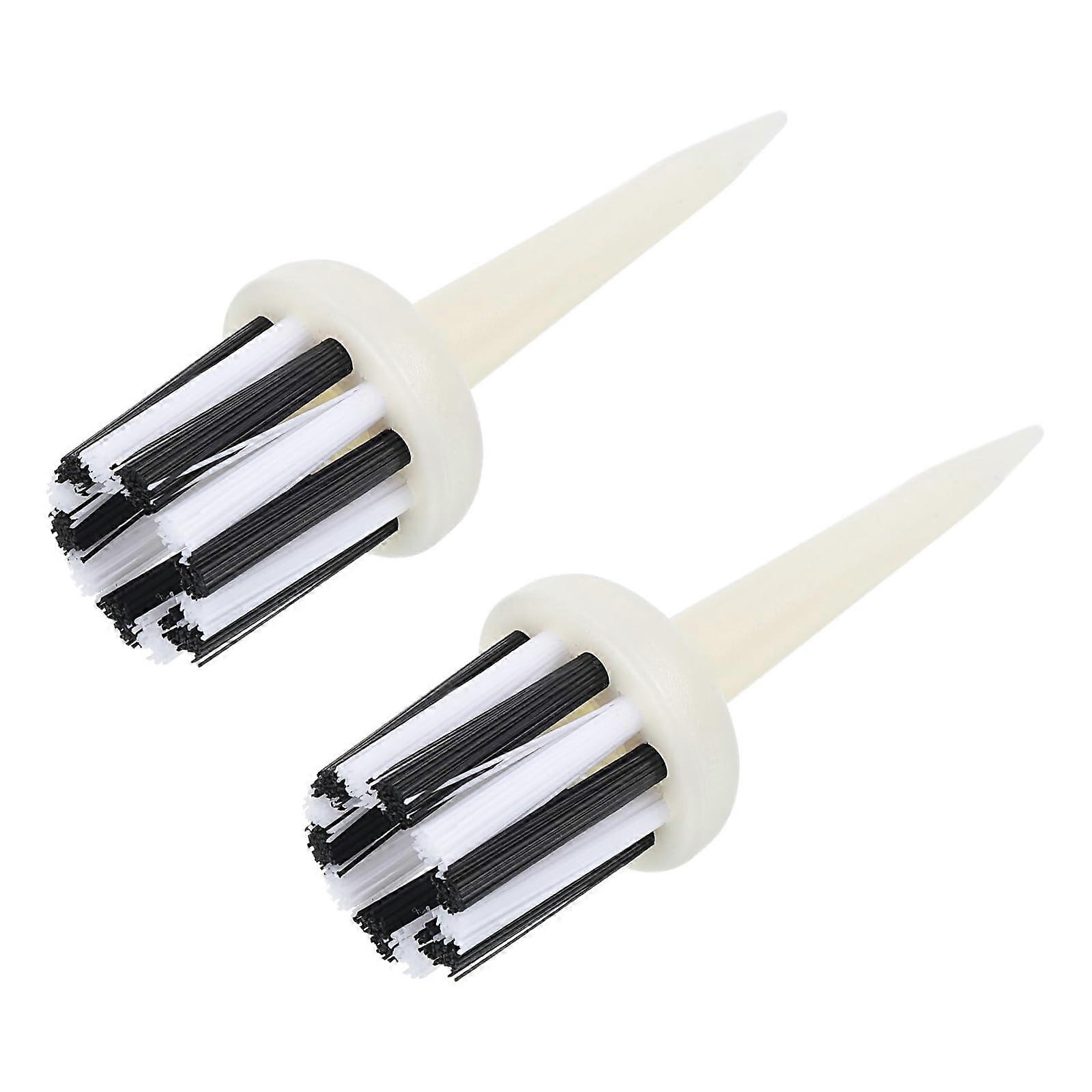 Unbreakable Brush Top Golf Tees for Men - Low Friction Resistance, Durable Material, Standard Size, 3 Pack