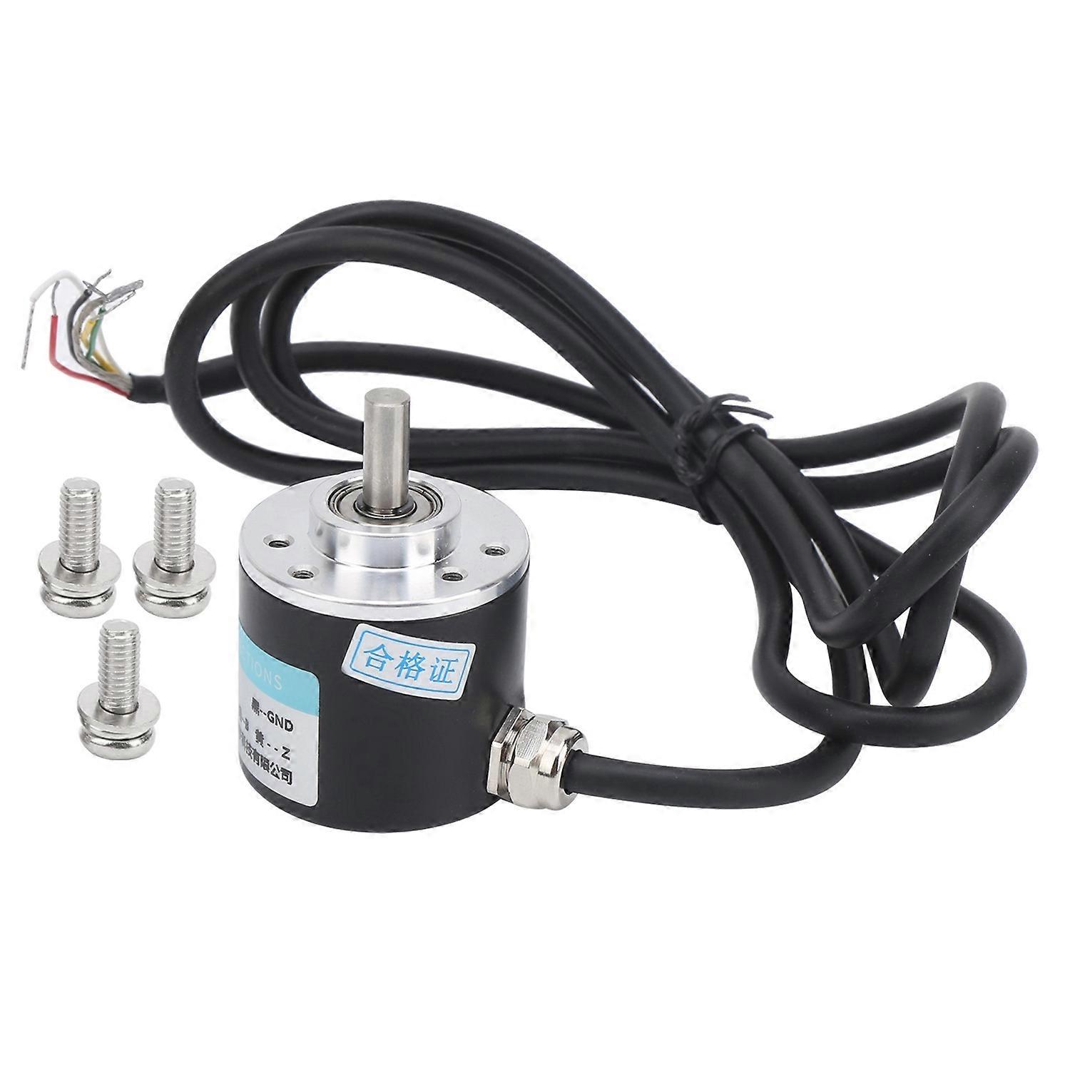 ABZ Encoder Incremental 3‑Phase 6mm Solid Shaft Motor Reducer Equipments DC5‑24VC38S6G5‑1200Z