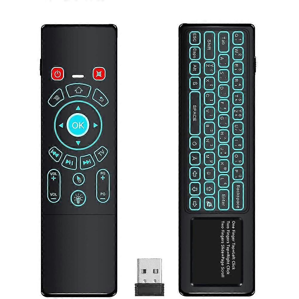 Mini Wireless Keyboard/air Remote Control/mouse/toucad With White Balit, 2.4ghz Contion, Compatible With Android Tv Box, Htpc, Iptv, Pc, Pad An