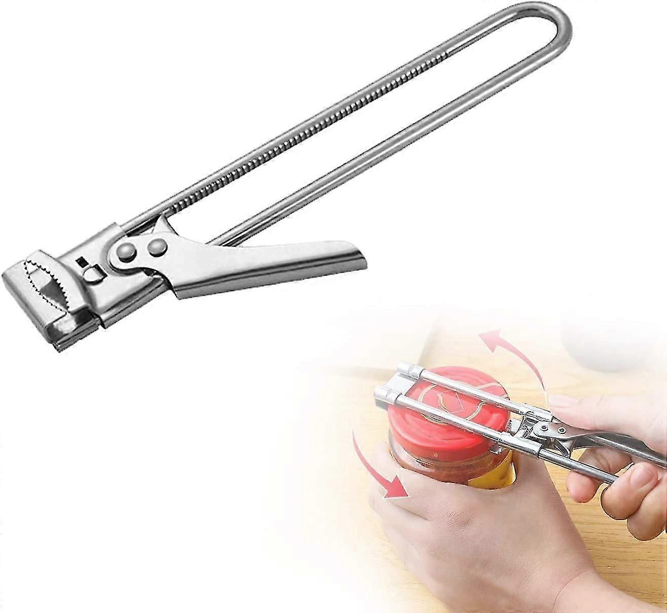 Master er Adjustable Jar Bottle er, Adjustable Multifunctional Stainless Steel Can er Jar Lid Gripper, Manual Jar Bottle er Kitchen