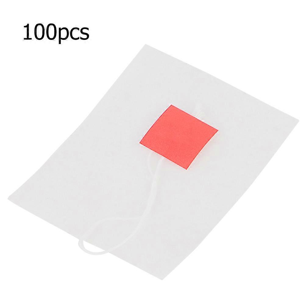 100pcs Non-Woven Empty Tea Bags Filter Infuser with Drawstring