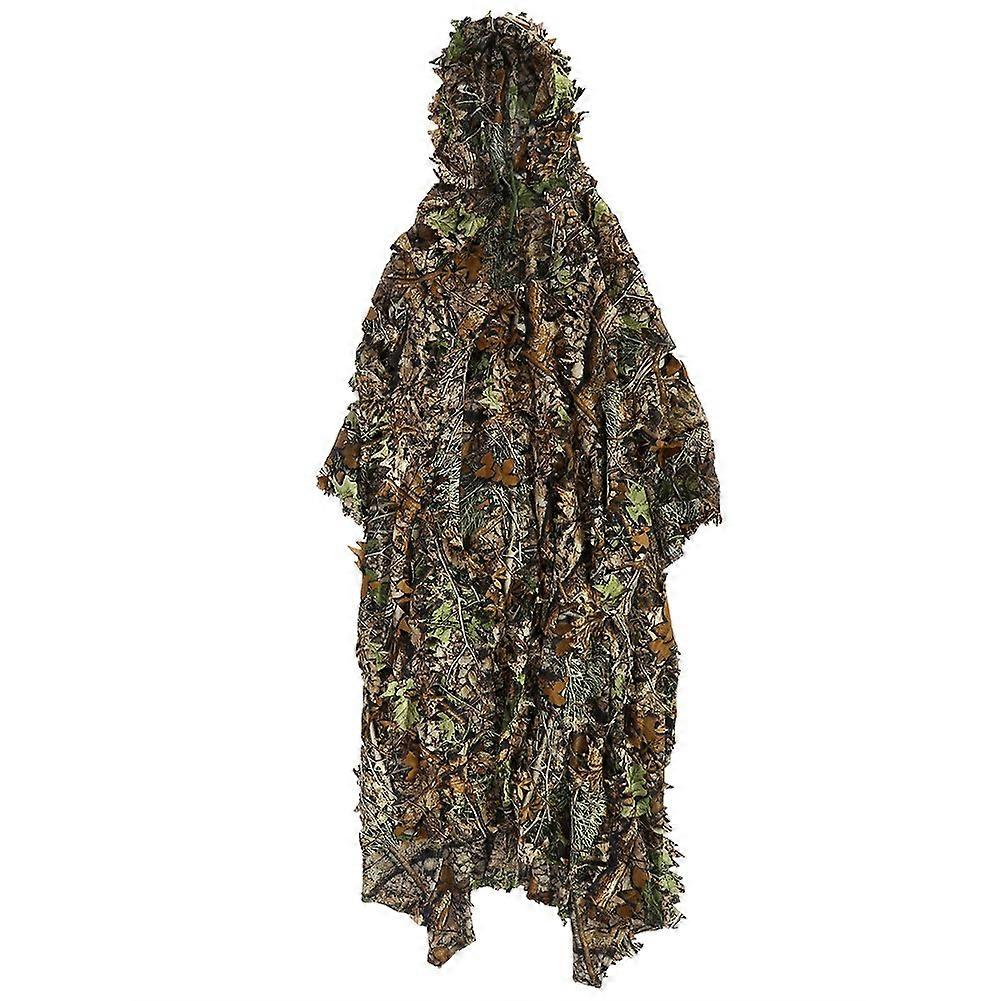 3D Blatt Anzug Dschungel Scharfschütze Training Wald Kleidung Tarnung Kleidung (Umhang)