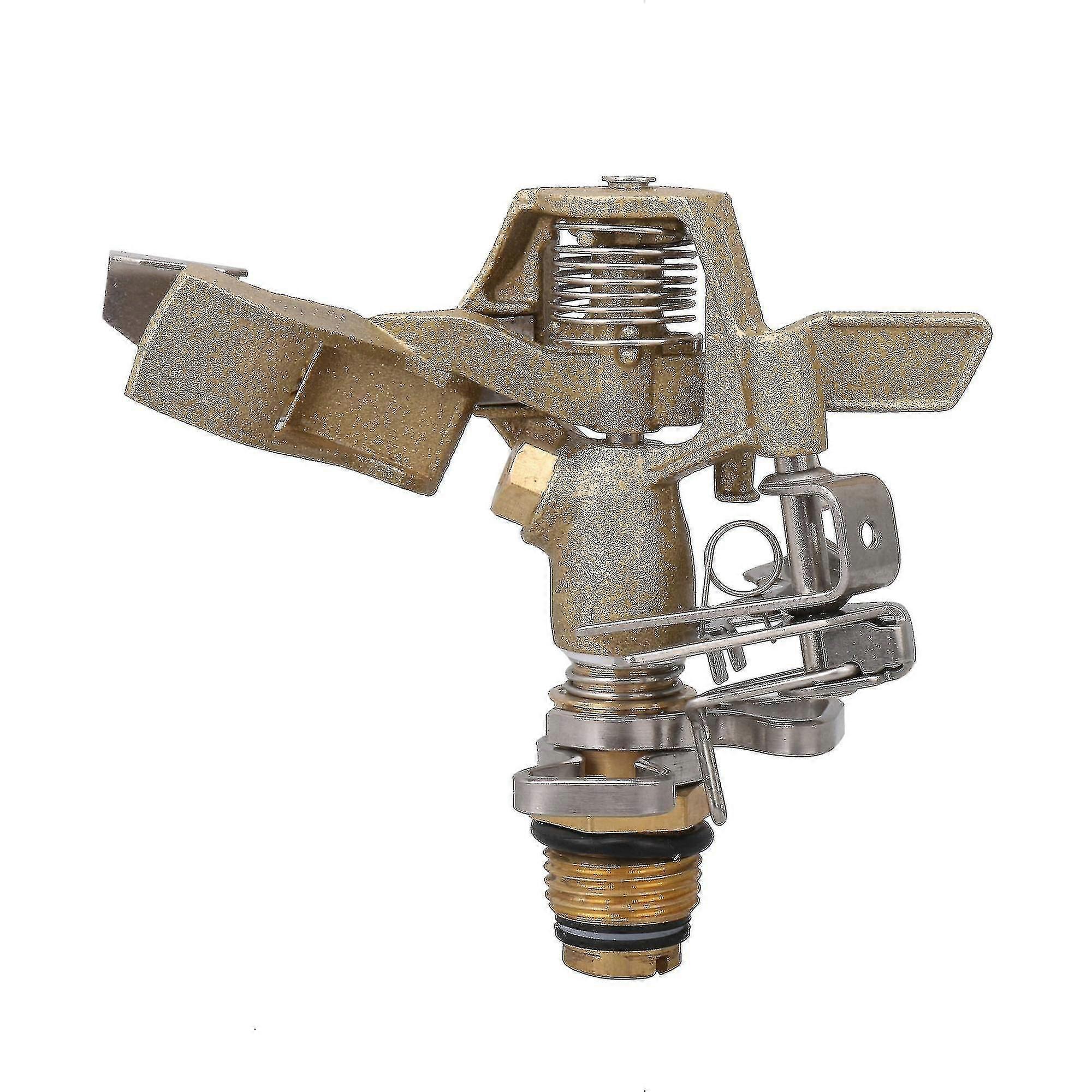 Sprinklers Sprinkler Heads Full Circle Latão Impact Sprinkler 1/2 polegadas Sprinkler de latão 39