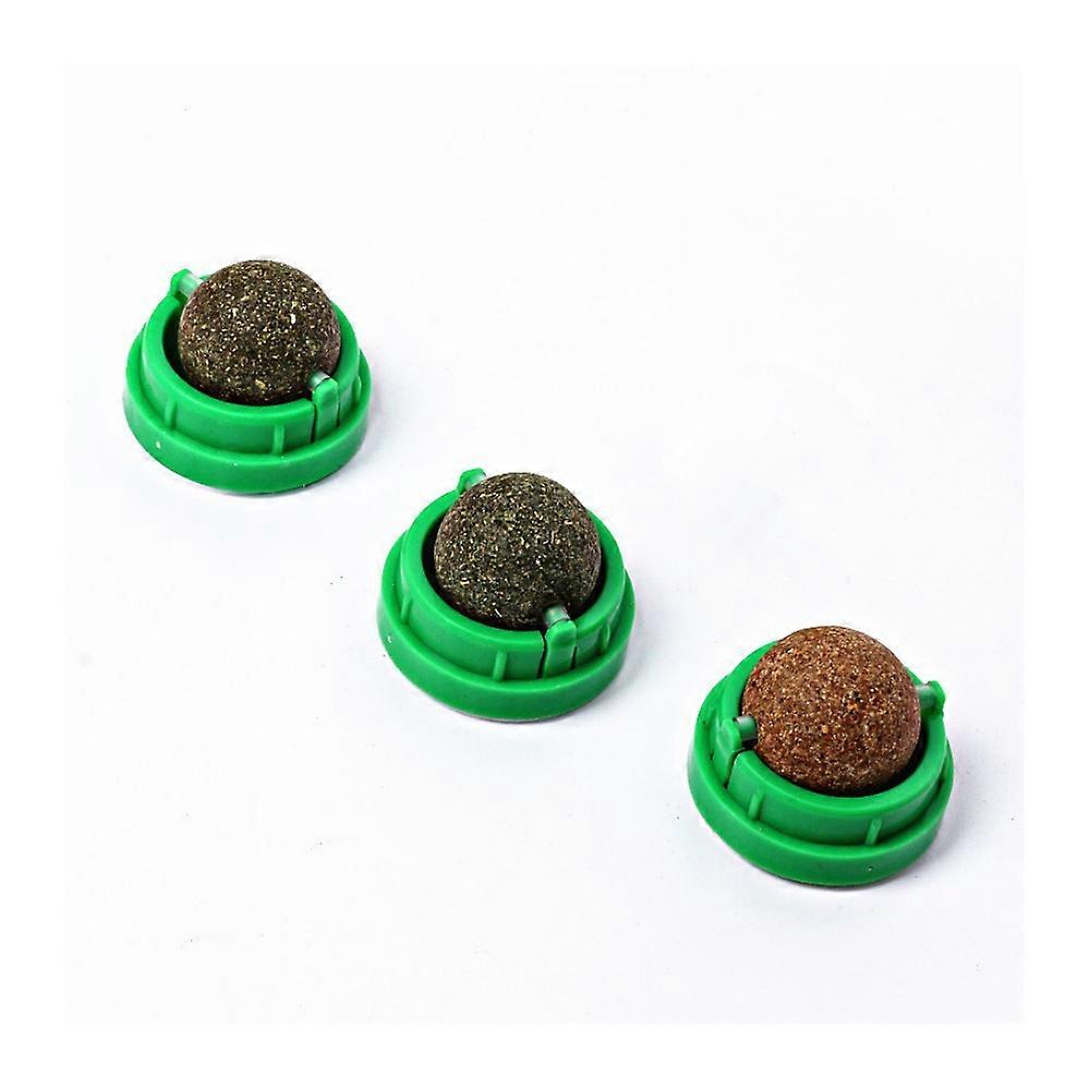 3 Pack Catnip Balls, Catnip Ball for Cats Wall
