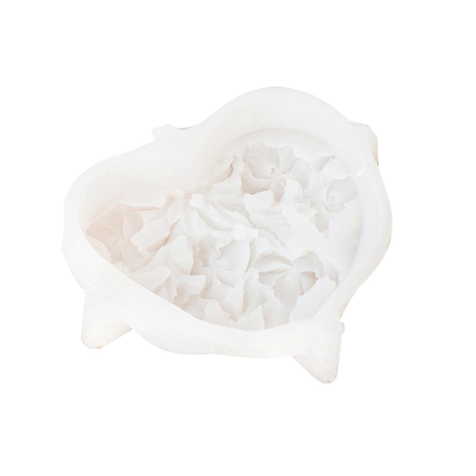 3D Flower Candle Molds Silicone Mold for Candle Making DIY Handmade Resin Molds for Plaster Mould Soap Making Cake Decor
