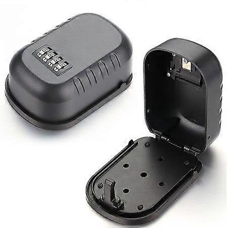 Security Key Storage Lock Box Wall Mount Safe 4 Digit Combination Lock