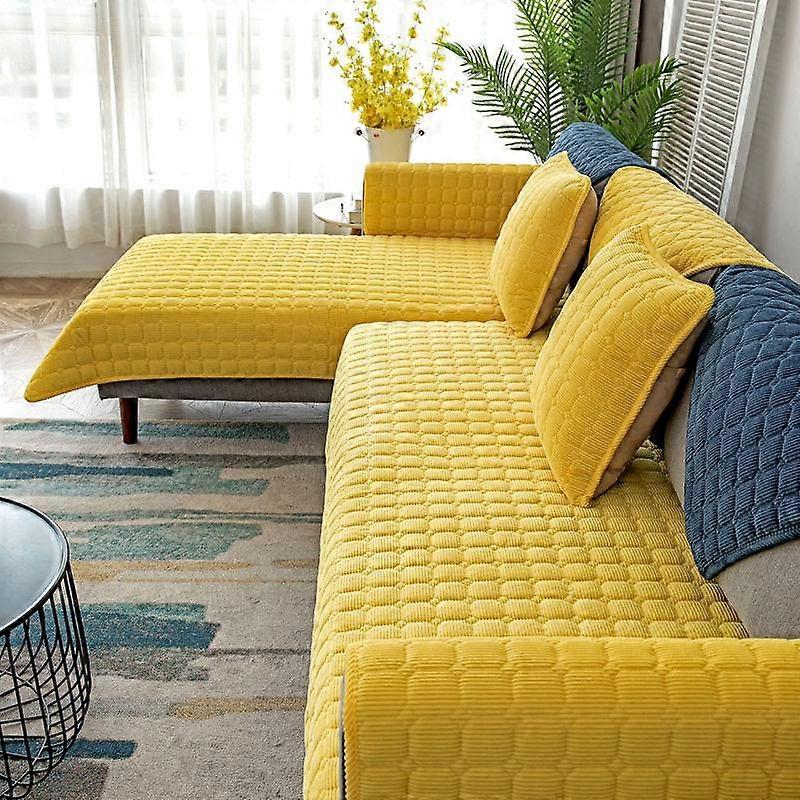 Morse Thicken Plush Sofa Cover European Universal Sofa Towel Cover Slip Resistant Couch Cover Sofa Towel For Living Room Decor