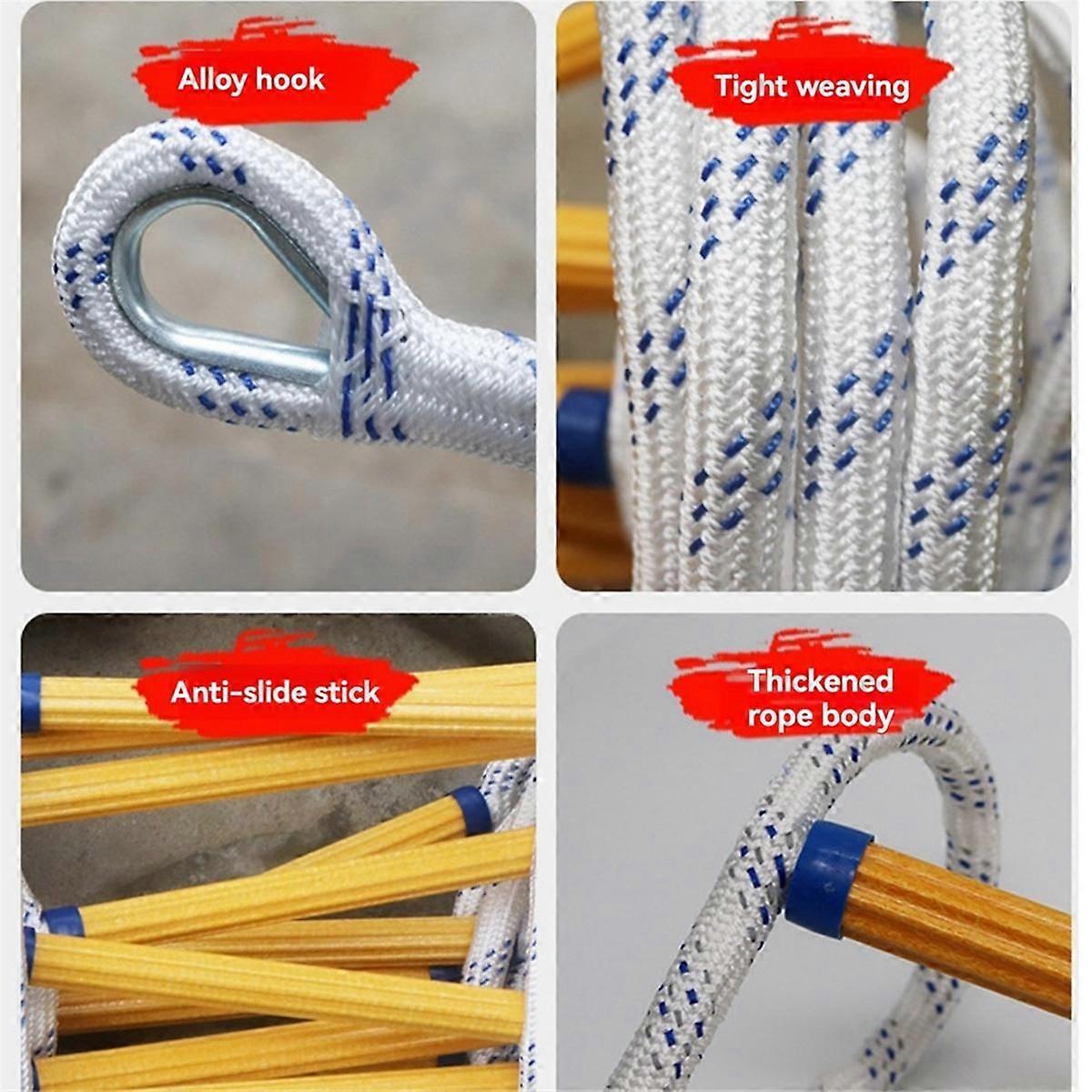 Rope Ladder, Emergency Fire Escape Ladder, Flame Retardant Rope Ladder ...
