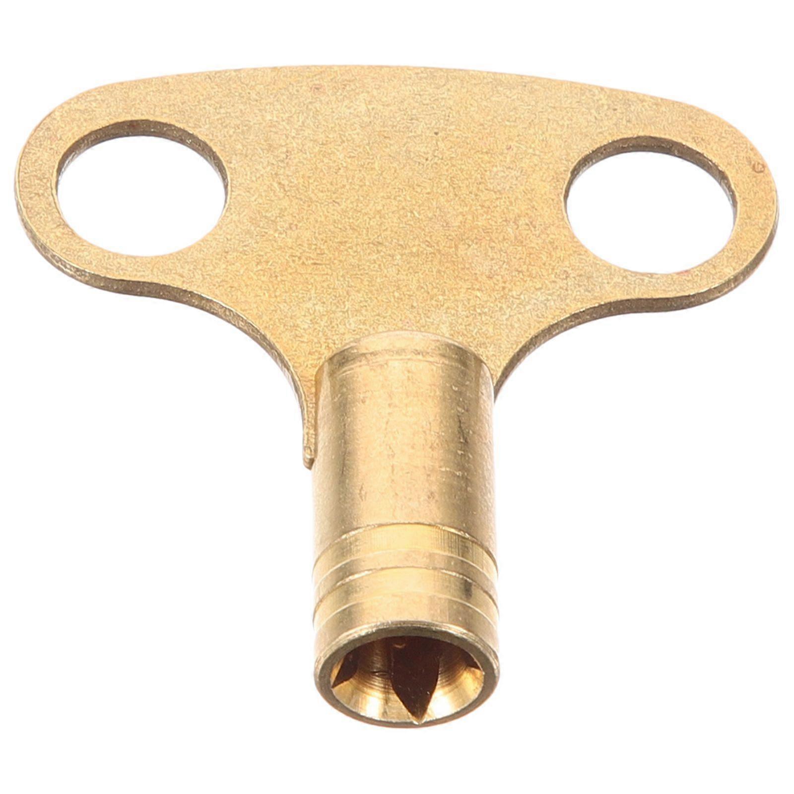 Radiator Valve Key Exhaust Valve Plumbing Tool Faucet Wrench Metal Radiator Key Water Key Tool