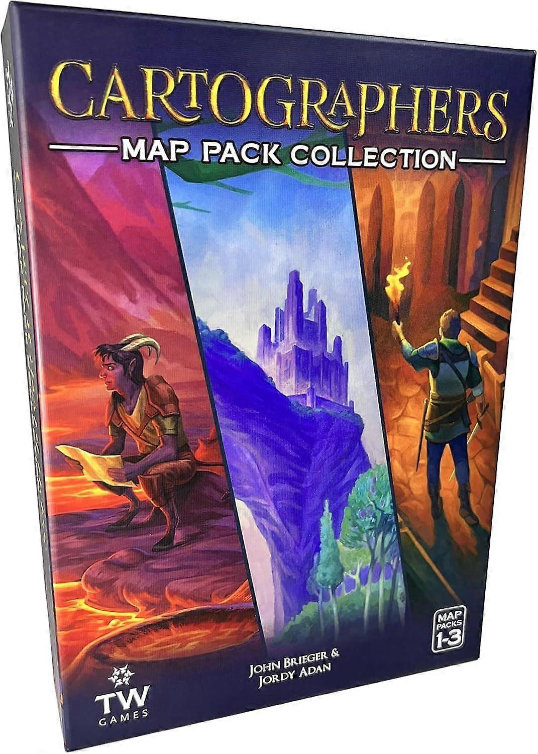 Cartographers Map Pack Collection Board Game