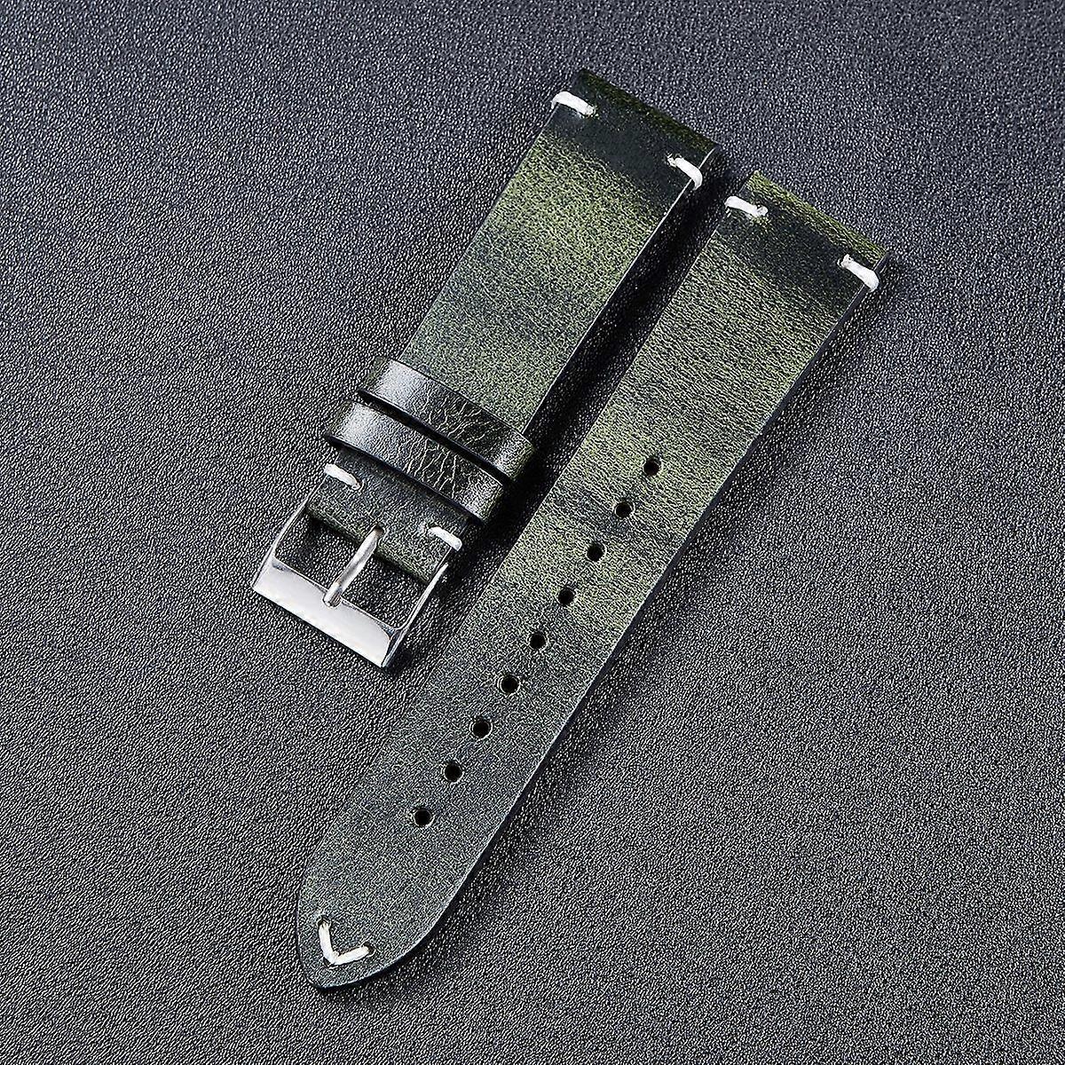 HB001 Color-Changing Retro Oil Wax Leather Universal Watch Band, Size: 20mm