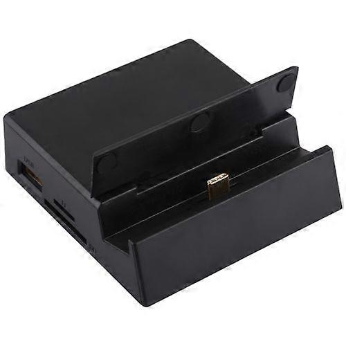 ZRUXE HB-184 USB-C/Type-C vers USB 2.0 x 3 + USB-C/Type-C + HDMI + Port audio + Lecteur de carte SD/TF Station de base de téléphone multifonctionnelle HUB