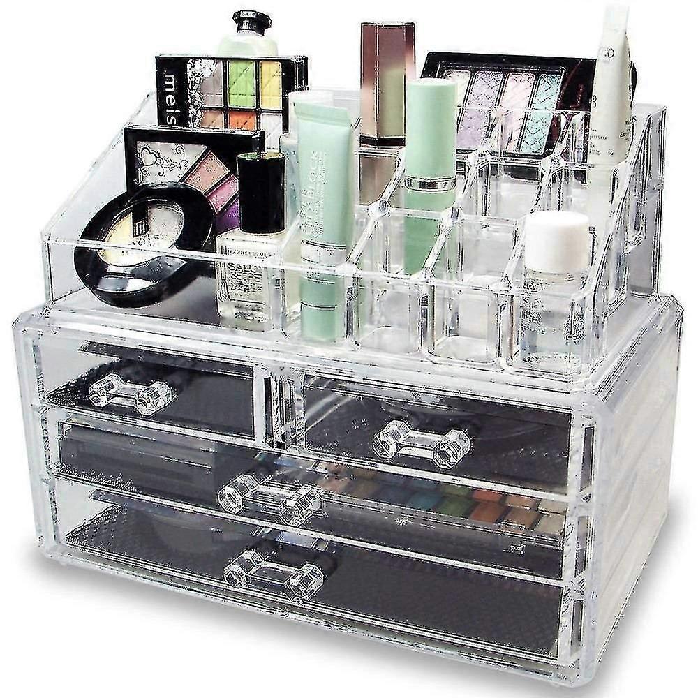 Cosmetic Storage Box Transparent Acrylic Display And Desktop Jewelry Storage