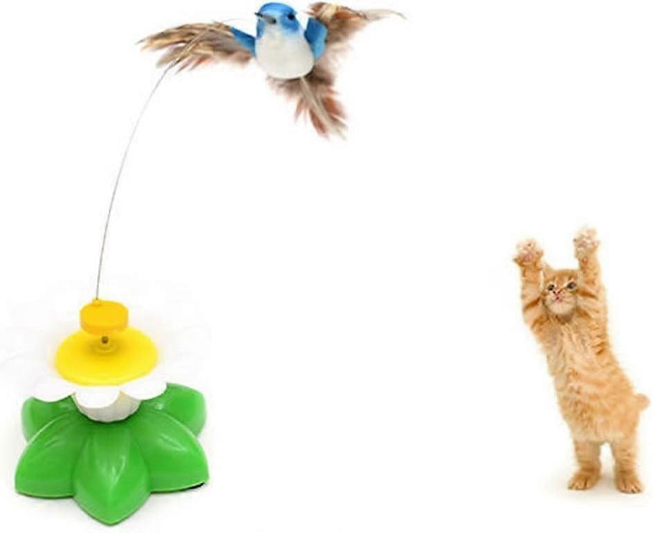 Pet’s Paradise: Self Rotating Cat Toy, Encourages Activity Exercise, Convenient Operation, Promotes Health Relieves Stress, Lifelike Butterfly