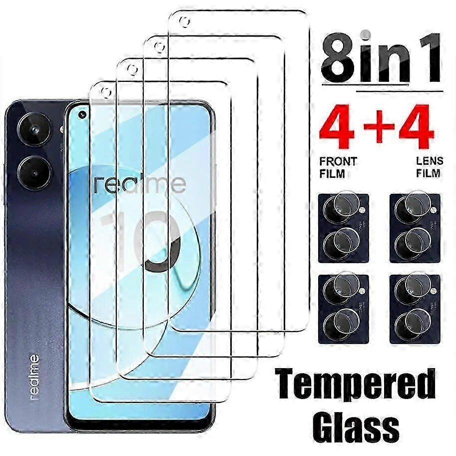 8IN1 gehard glas voor Realme GT 2 Master Explore Screenprotector Camera Protector
