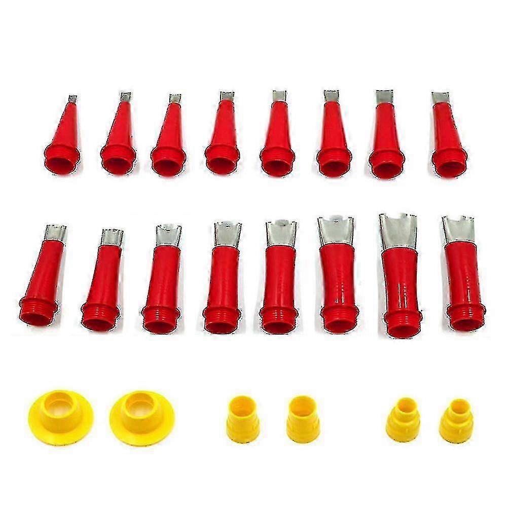 22PCS Silicone Caulk Nozzle Kit for Kitchen Bathroom Glue Sealant Tools -
