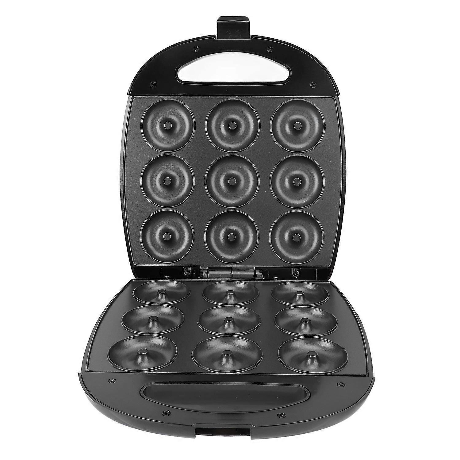 Mini Donut Maker 9 Holes Iron Aluminum Nonstick Electric Donut Maker Machine for Home Breakfasts Des