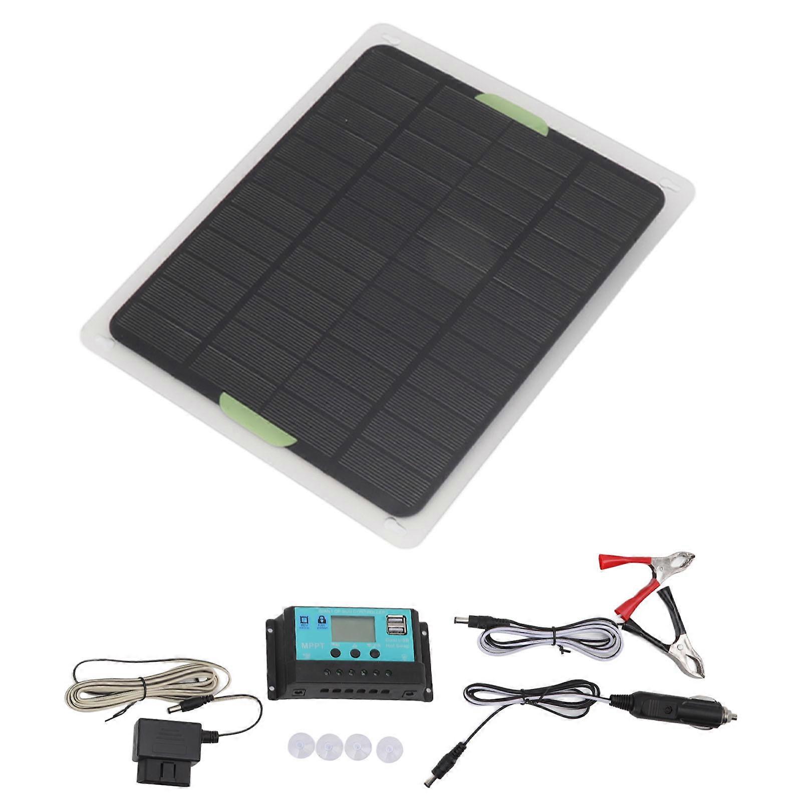 5W Monocrystalline Solar Panel with MPPT Charge Controller Kit