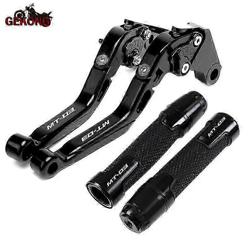 MT-03 Motorcycle Accessories For YAMAHA MT03 MT 03 MT-03 2005 2006 CNC Adjustable Brake Handle Clutch Levers