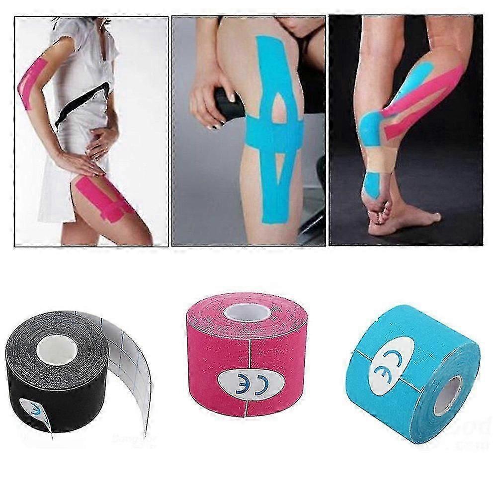 Kinesiology Tape Kinesio Tape Grip Tapes Athletic Recovery Elastic Kneepad Muscle Pain Relief Knee Pads Support Bandage Fitness