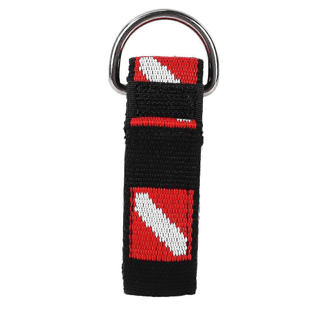 Universal diving wrist strap, suspension cord with clip and D-ring