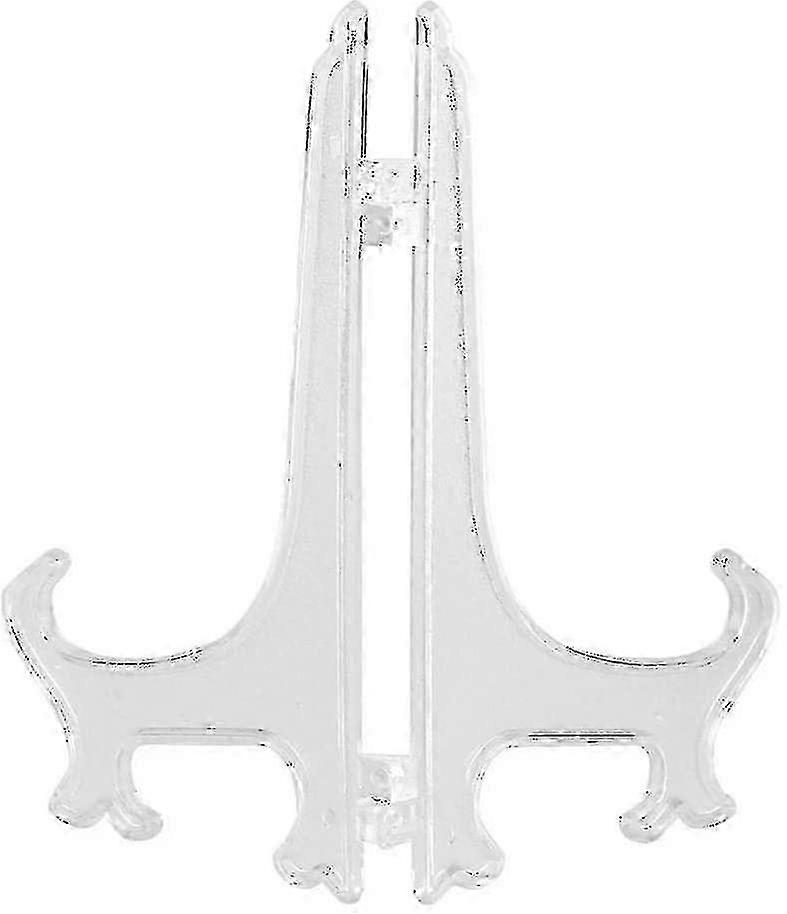 10pcs Folding Plastic Display Stand for Plates, Dishes & Picture Frames