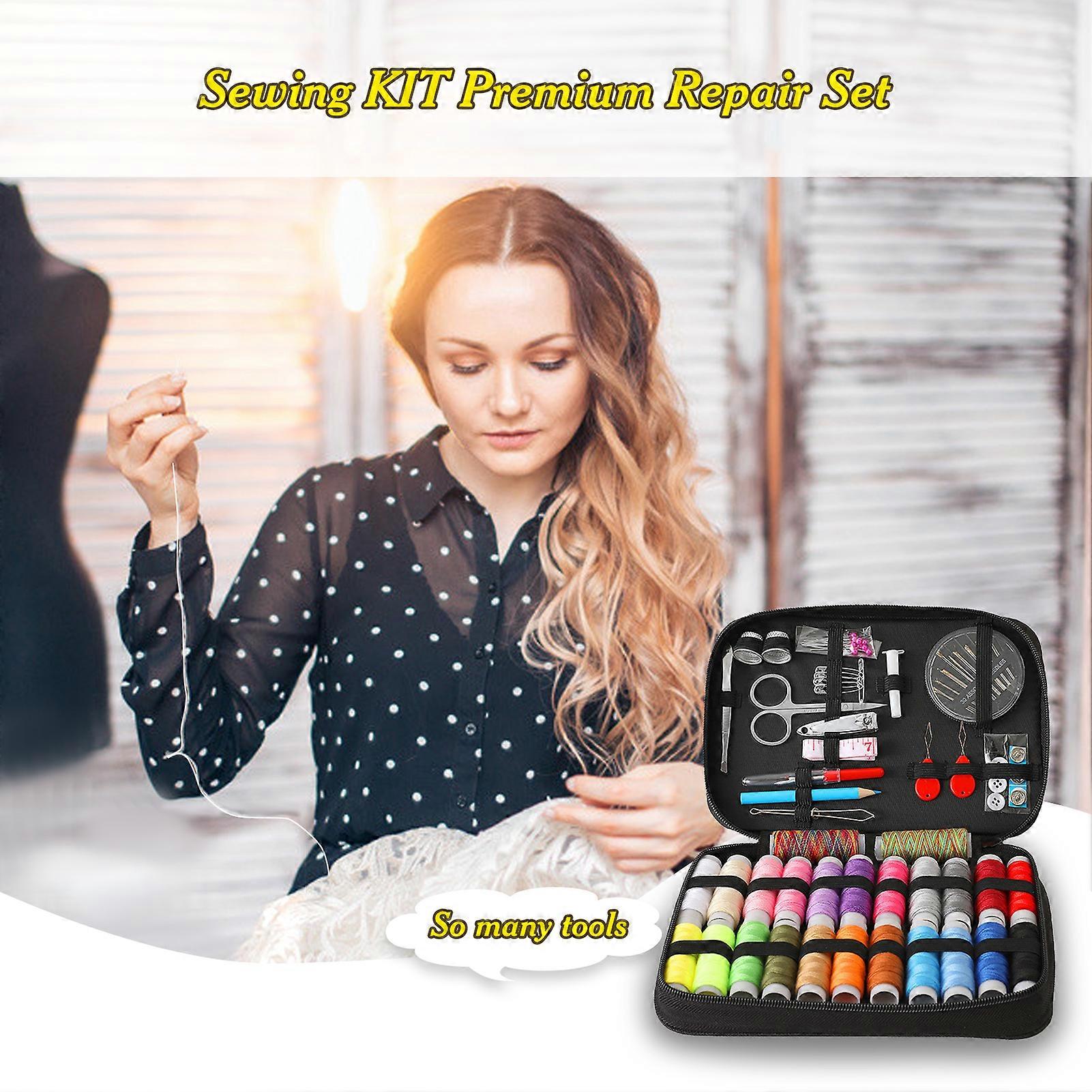 Sewing Kit Thread Set Premium Repair Set Needle Thread Kit for Sewing 95pcs