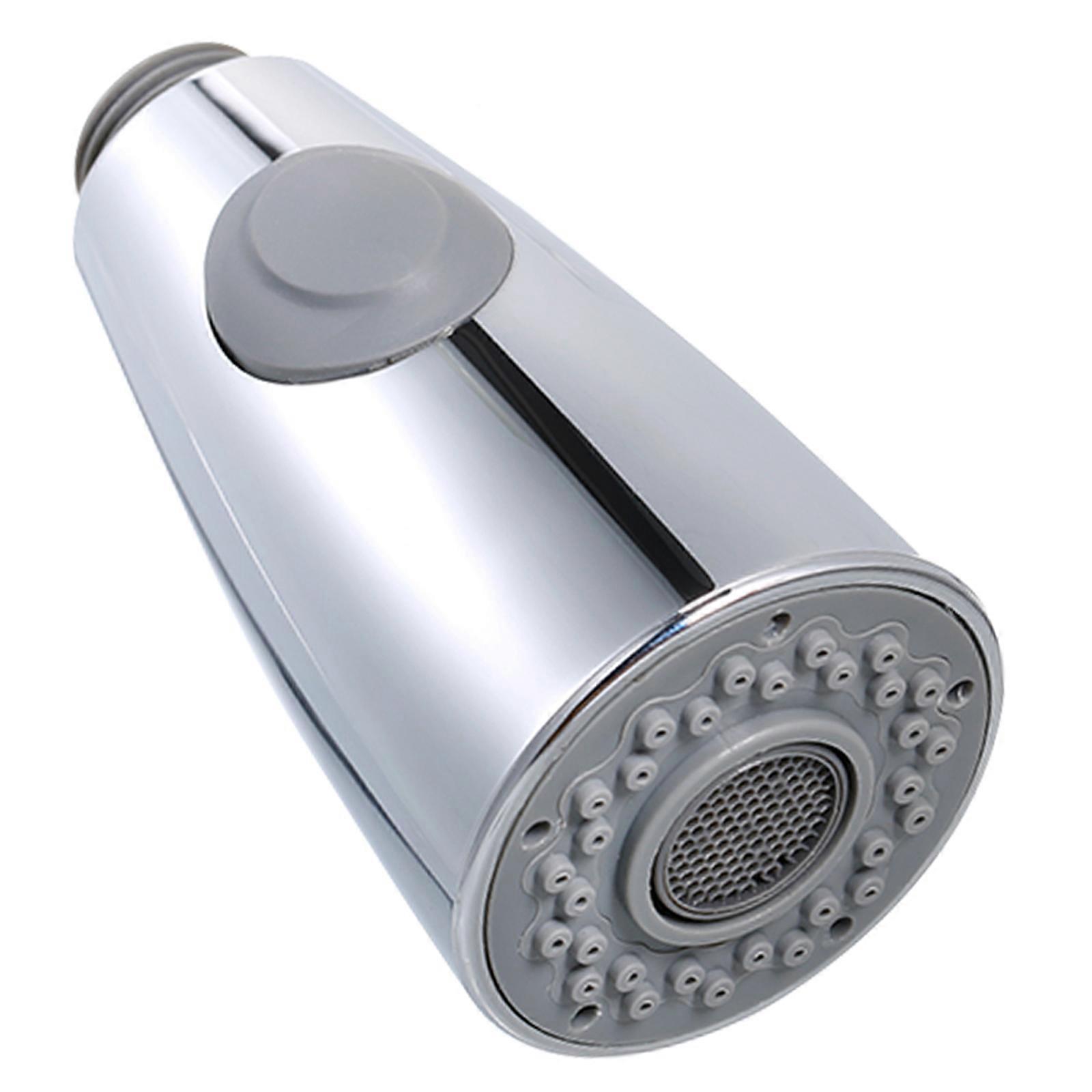 Kitchen Sink Faucet Head Pull Out Spray G1/2 Replacement, 2-Function Polished Chrome with Check Valve for Easy Installation