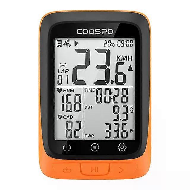 BC107 2.4inch GPS Bike Computer ANT+Sensor Compatibility Wireless Auto Backlight  IP67 Bicycle Speedometer
