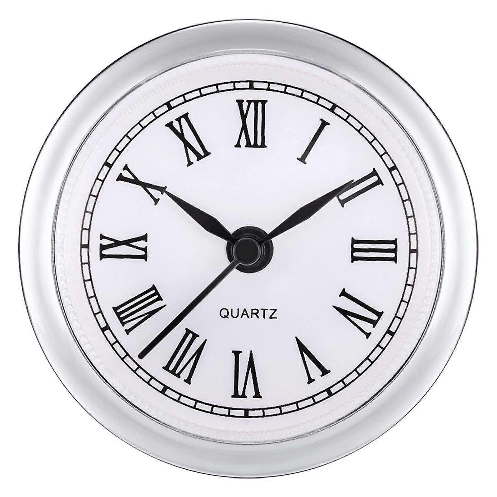 Mini Clock Insert 2.4 Inch 61mm Round Quartz Clock Fit-up Movement Miniature