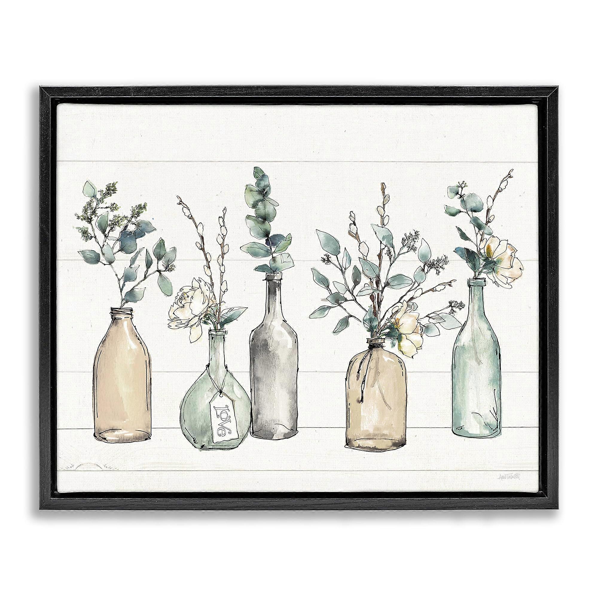 Framed Floater Canvas Wall for Art Home Decor
